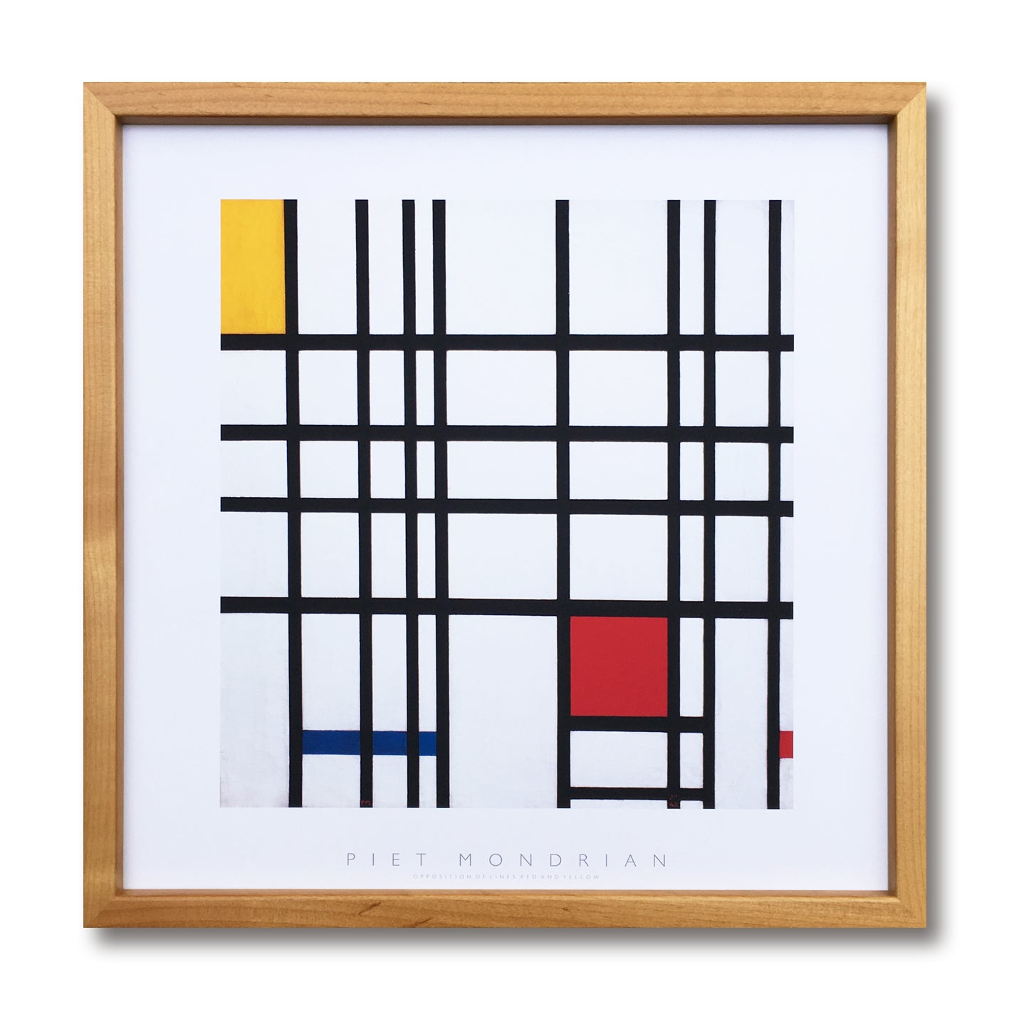 线的对立:红色和黄色